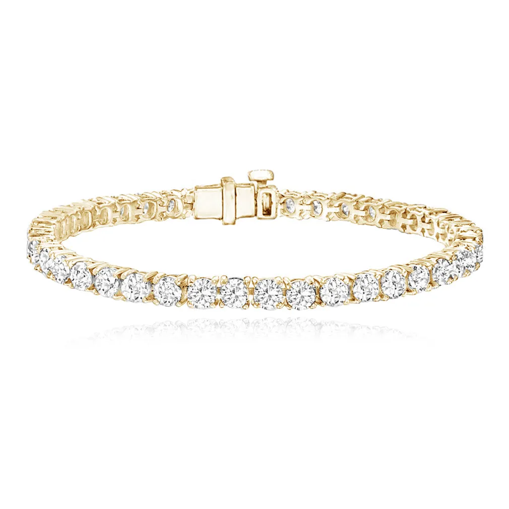 Lab Diamond Tennis Bracelet 10ct