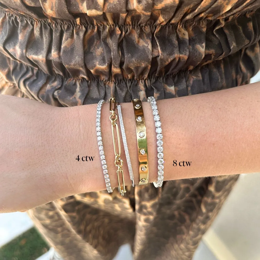 Lab Grown Diamond Tennis Bracelet
