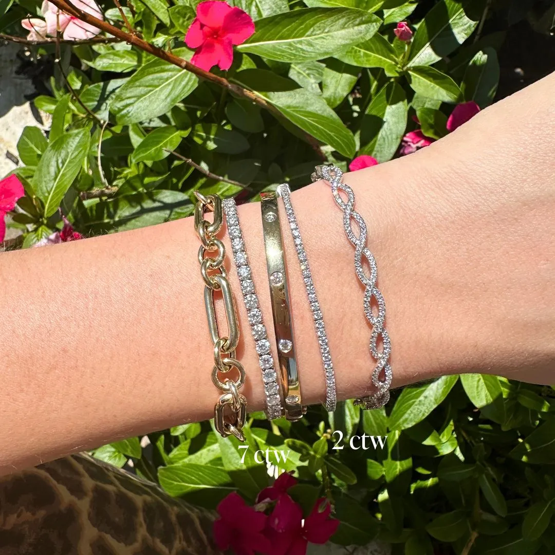 Lab Grown Diamond Tennis Bracelet