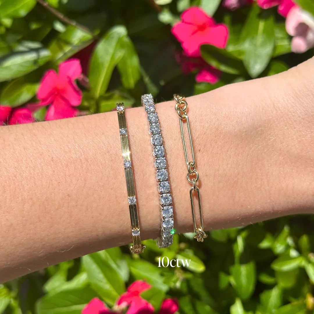 Lab Grown Diamond Tennis Bracelet