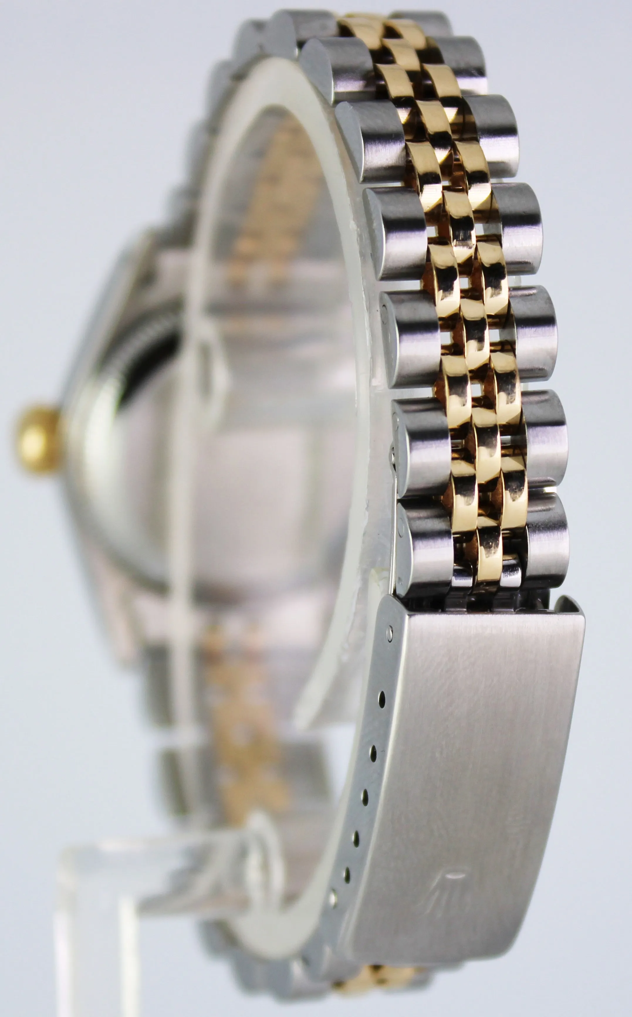 Ladies Rolex Oyster Perpetual 24mm Champagne 67193 18K Two-Tone Jubilee Watch