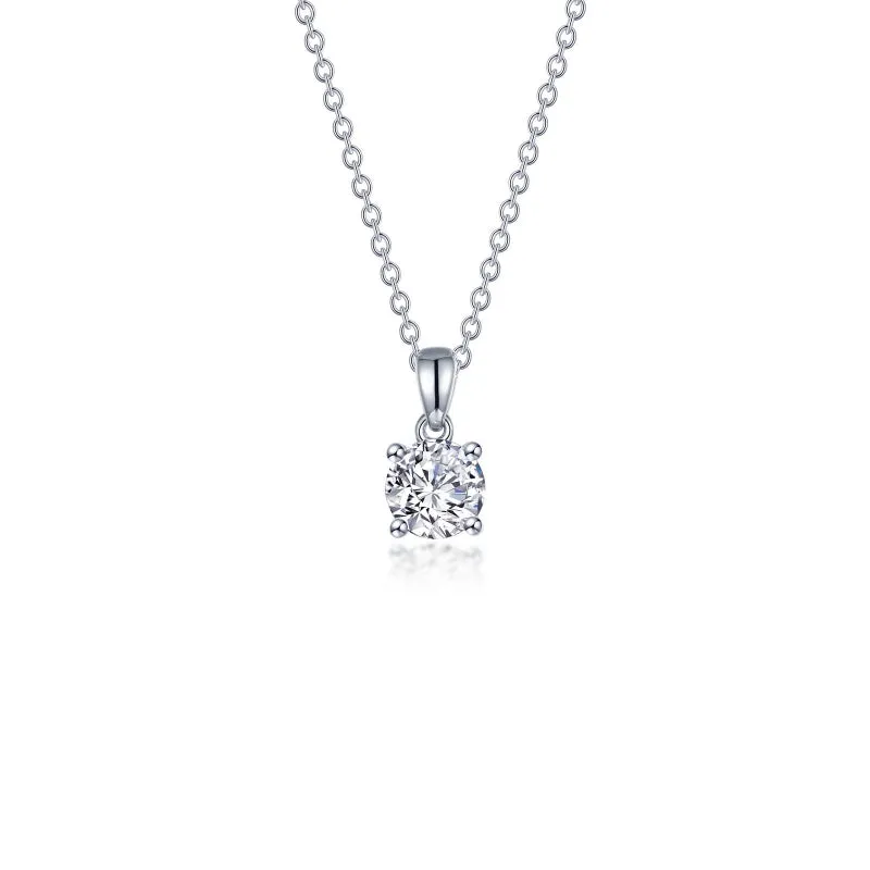 Lafonn 0.65 CTW 4-Prong Solitaire Necklace