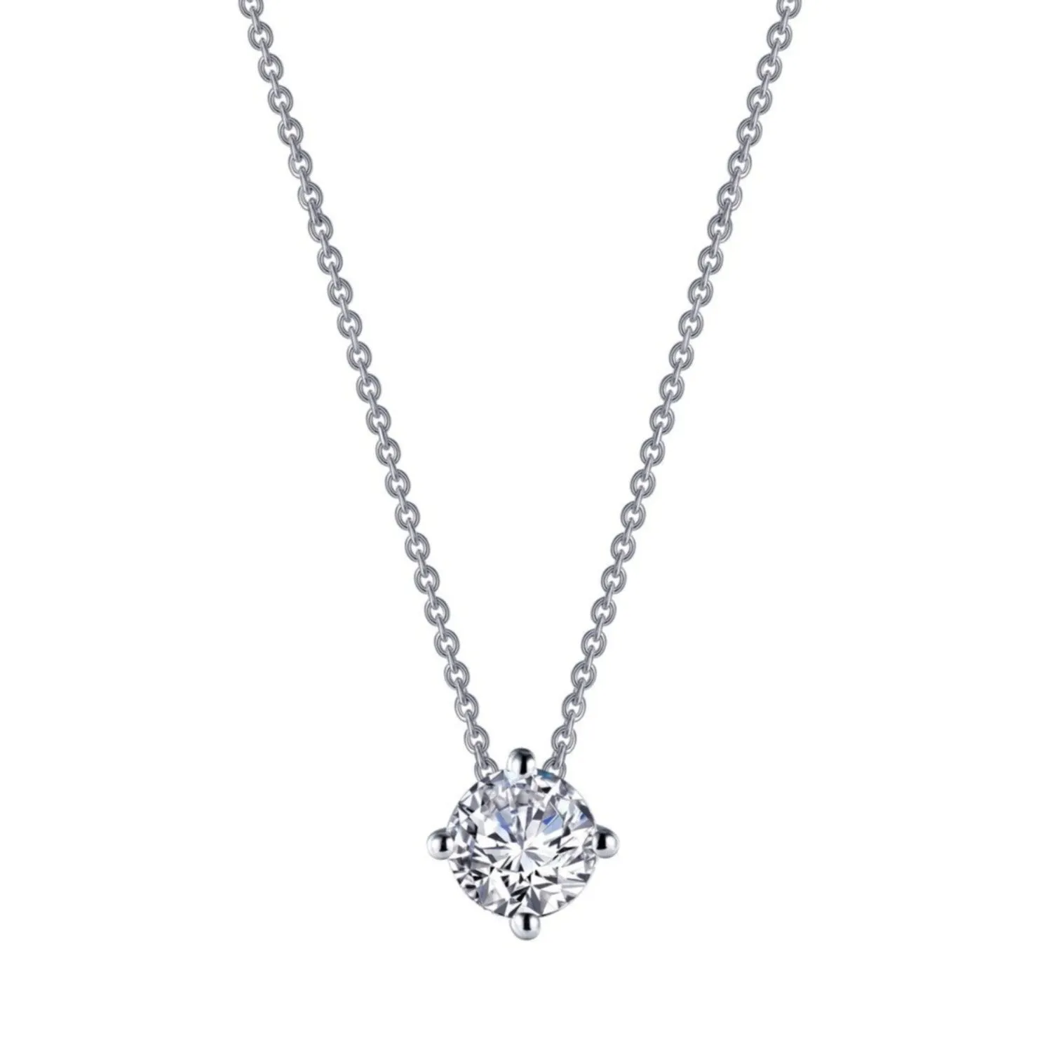 Lafonn 0.90 Carat Classic Four Prong Simulated Round Cut Diamond Solitaire