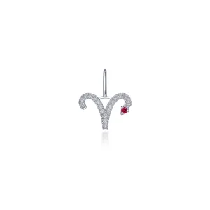 Lafonn Aries Zodiac Charm Pendant P2036RBP