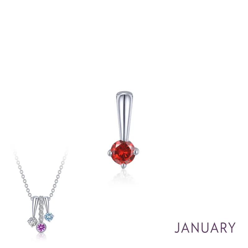 Lafonn January Birthstone Love Pendant