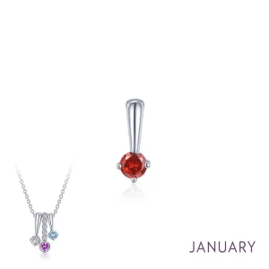 Lafonn January Birthstone Love Pendant