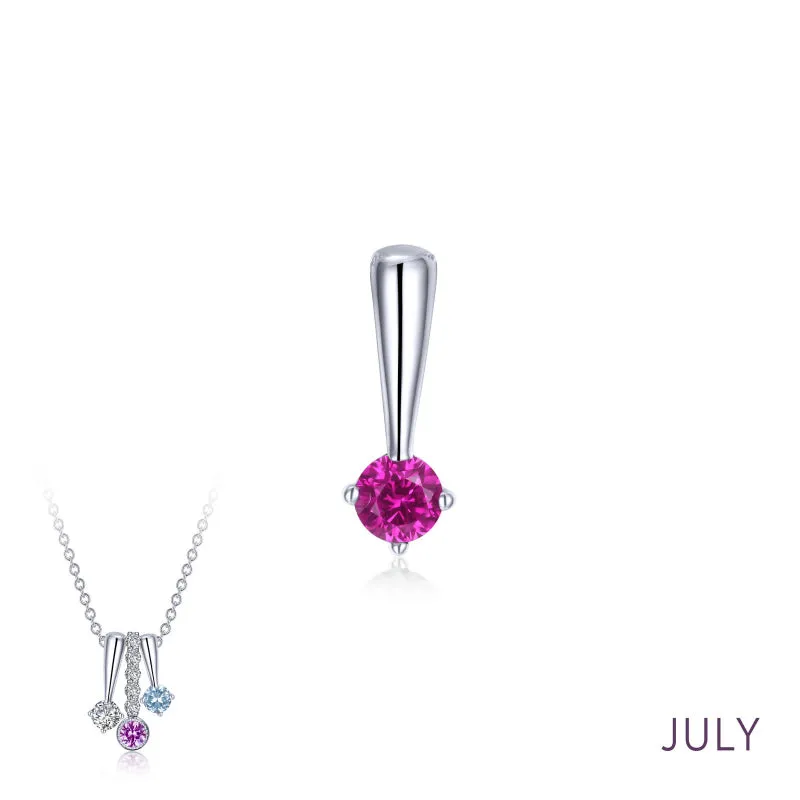 Lafonn July Birthstone Love Pendant