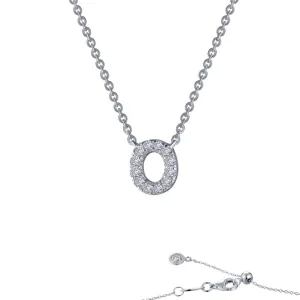 Lafonn Letter O Pendant Necklace