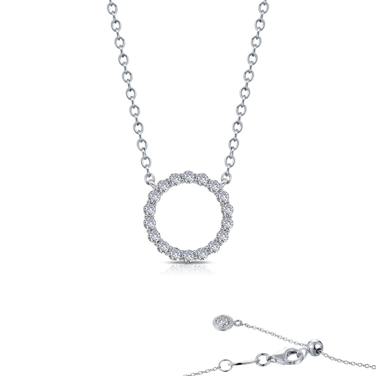 Lafonn Medium Classic Open Circle Necklace