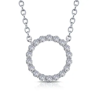 Lafonn Medium Classic Open Circle Necklace