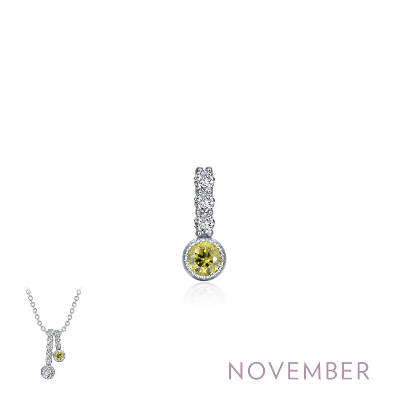 Lafonn November Birthstone Love Pendant