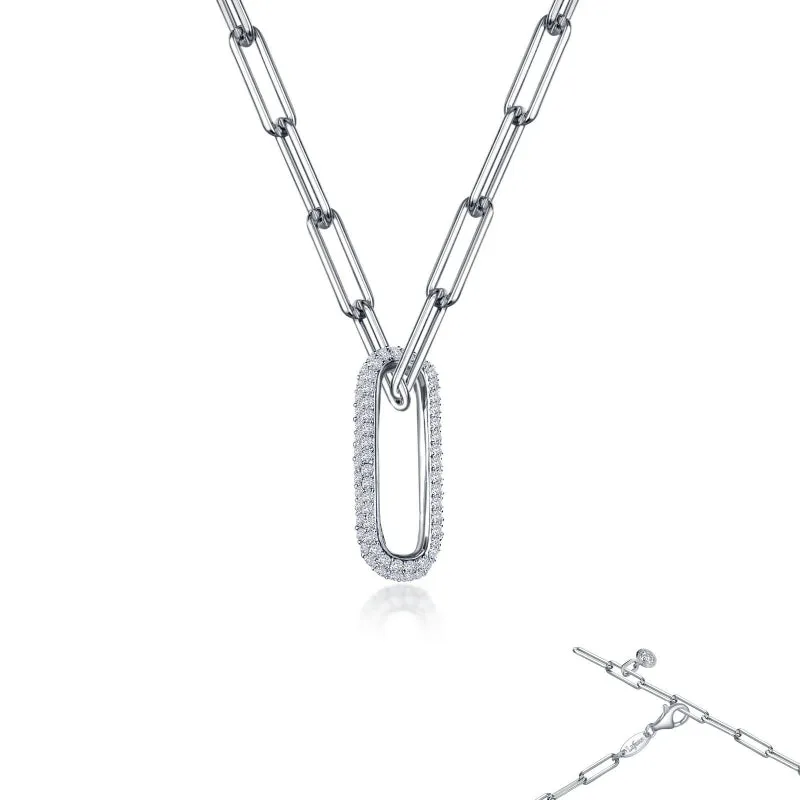 Lafonn Paperclip Necklace