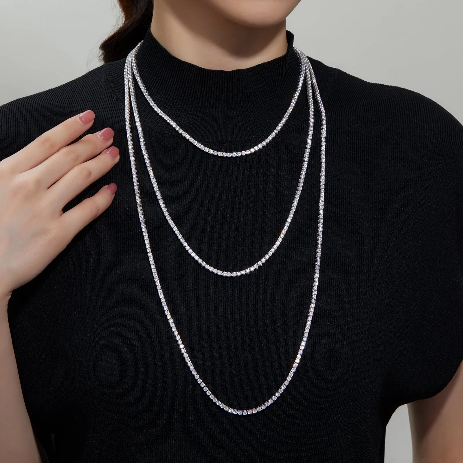 Lafonn Rivera Simulated Diamond Tennis Necklace