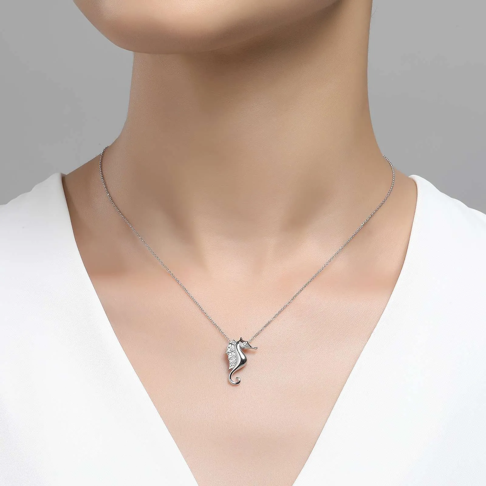 Lafonn Seahorse Pendant