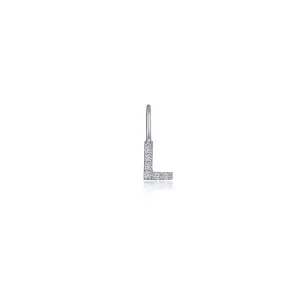 Lafonn Simulated Diamond Letter L Charm Pendant P2040CPL