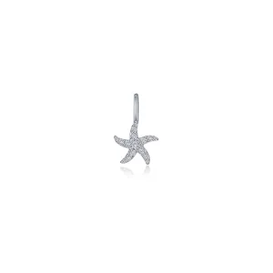 Lafonn Simulated Diamond Starfish Charm Pendant P0327CLP