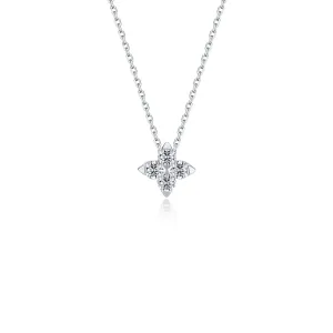 Lafonn Simulated Diamond Trillium Superbloom Necklace N0345CLP