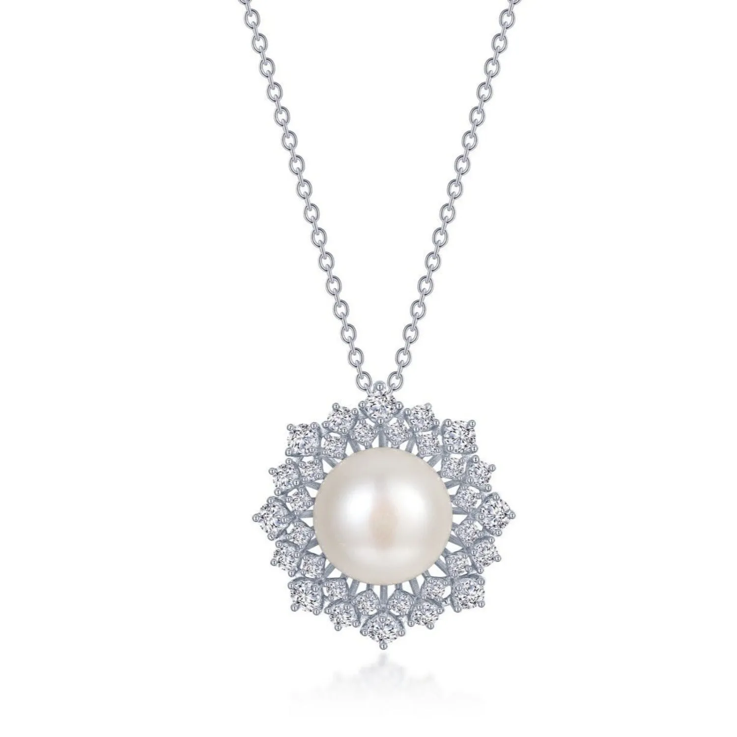 Lafonn Sunburst Cultured Freshwater Pearl Necklace