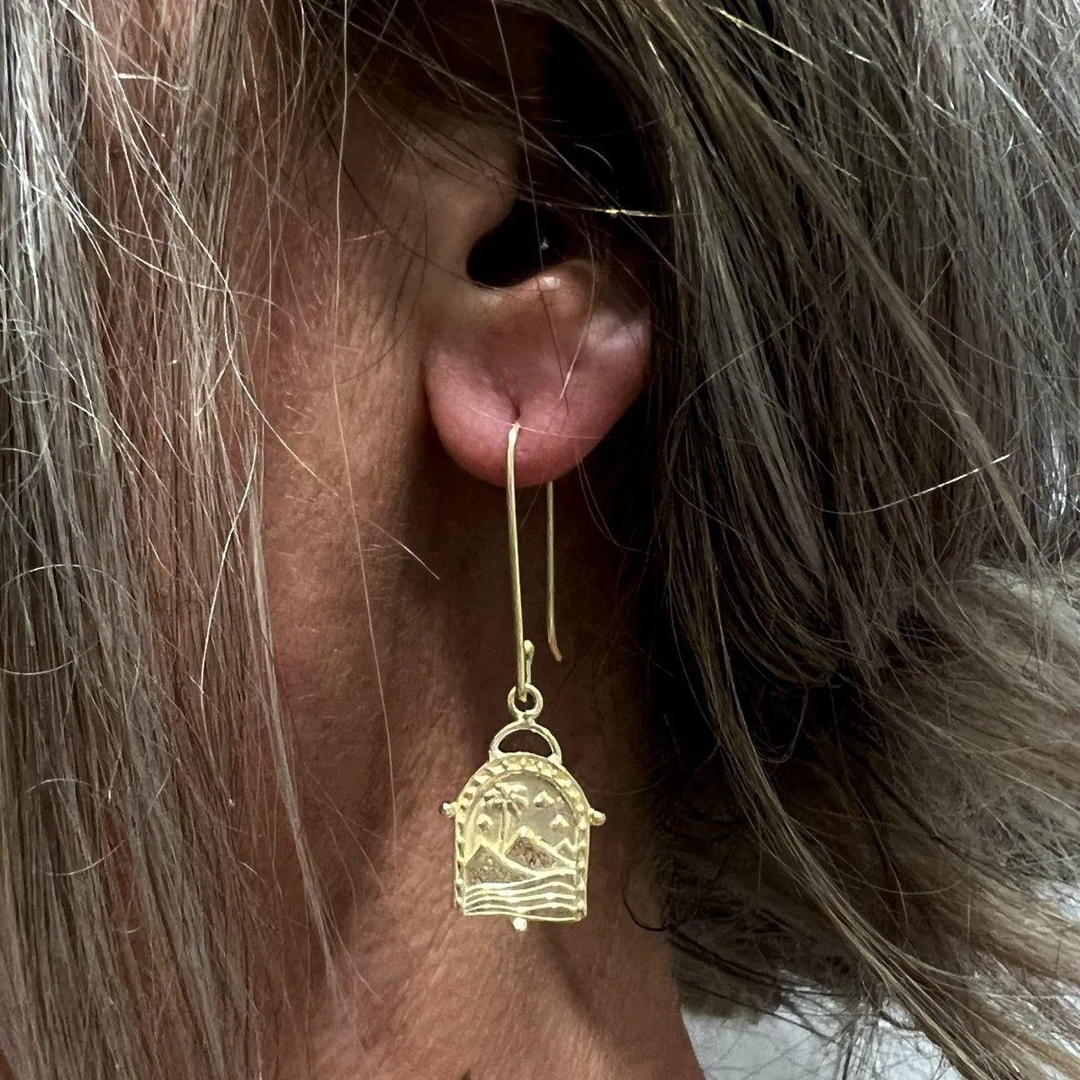 Laihas Bohemian Paradise Gold Earrings