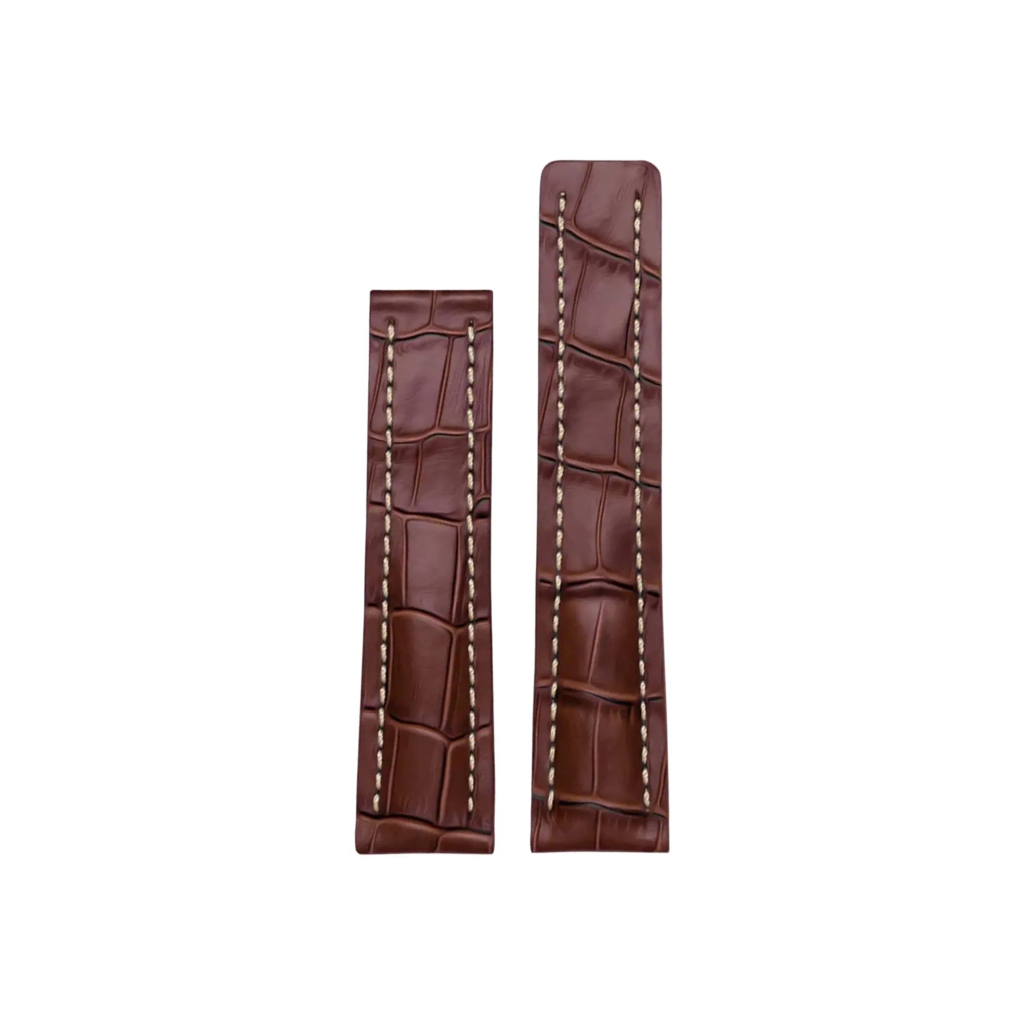 Leather Strap - For Breitling Watches - Brown