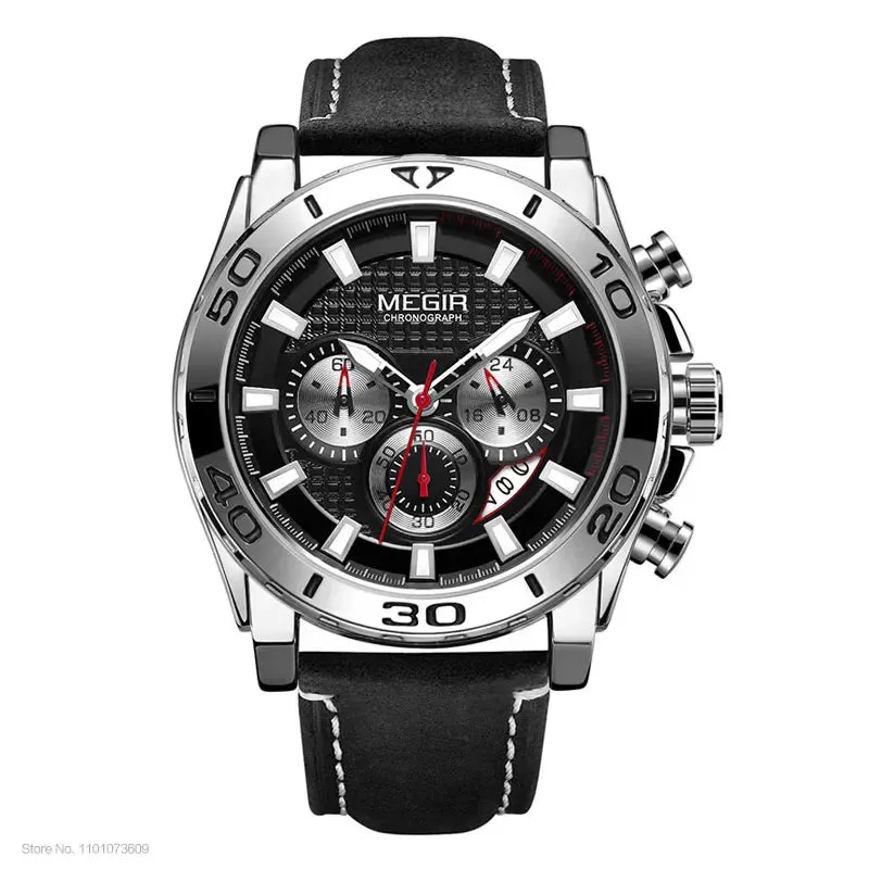 LEATHER STRAP QUARTZ WATCH | Timeless Elegance Redefined