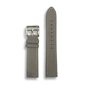 Leather Strap Textured Light Grey | 22MM