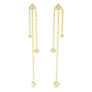 Lex Diamond Triple Dangle Earrings