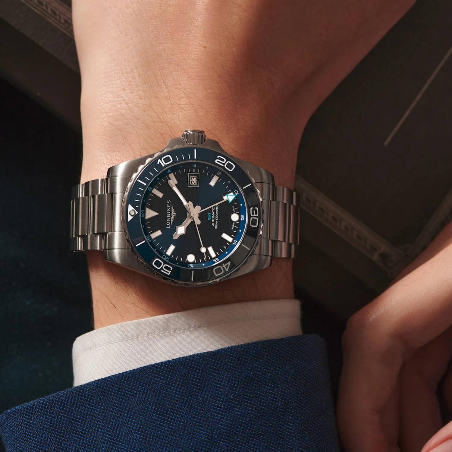 Longines Hydroconquest GMT Automatic – L3.790.4.96.6