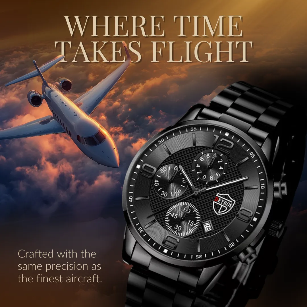 LUXURIOUS BUSINESS MENS WATCH | Elegance Meets Functionality