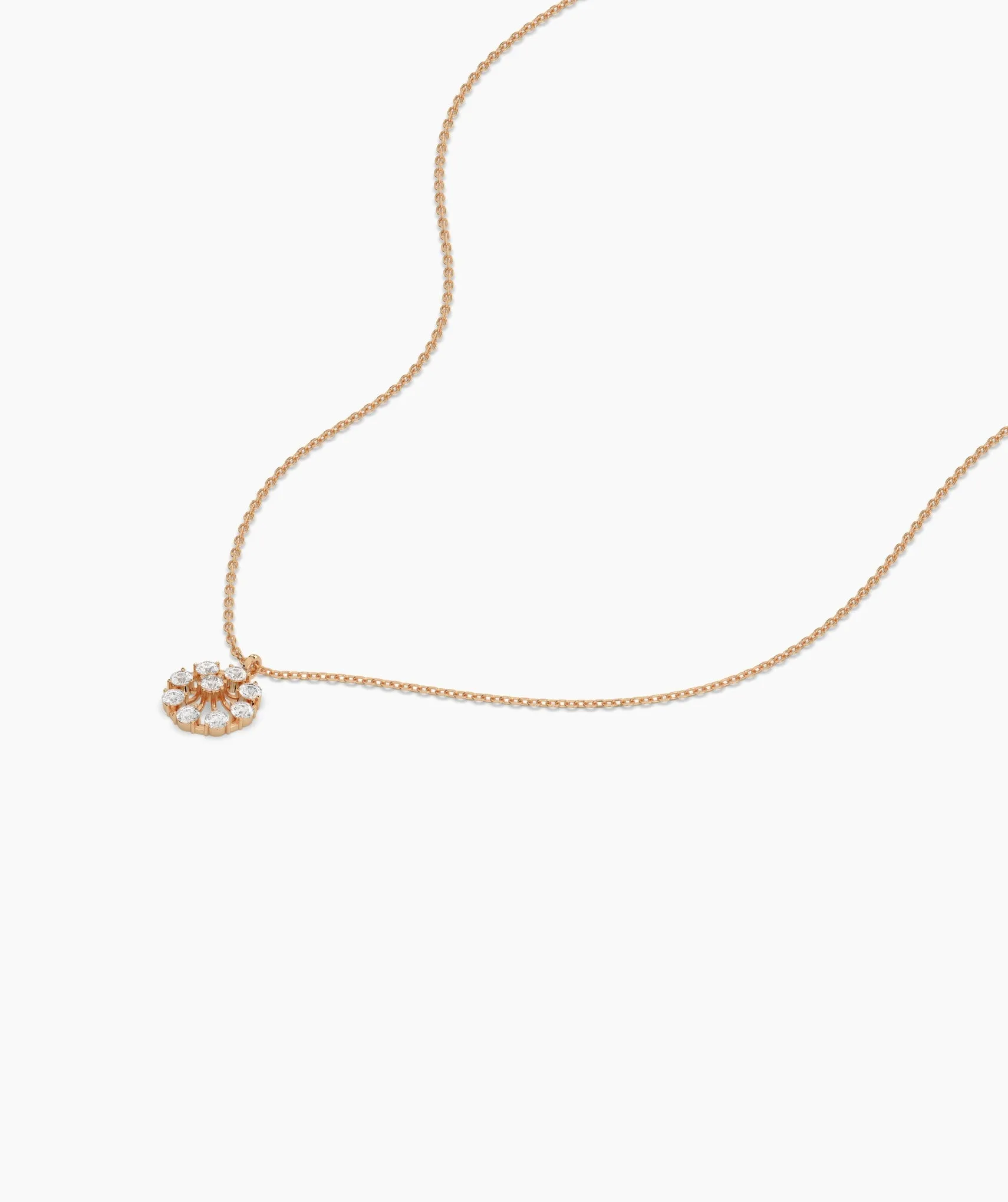 Luxury 14K Gold Snowflake Pendant