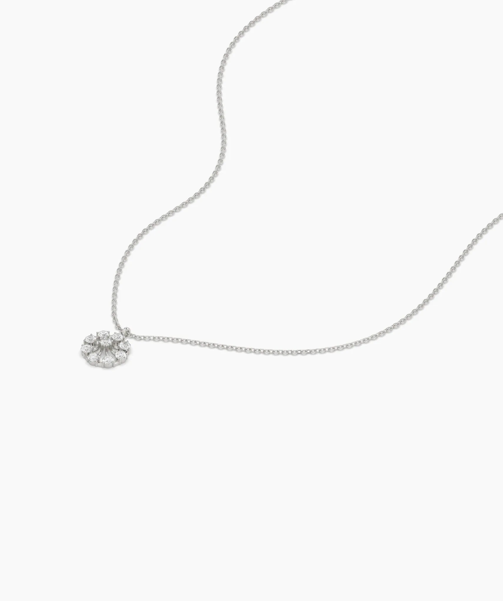 Luxury 14K Gold Snowflake Pendant