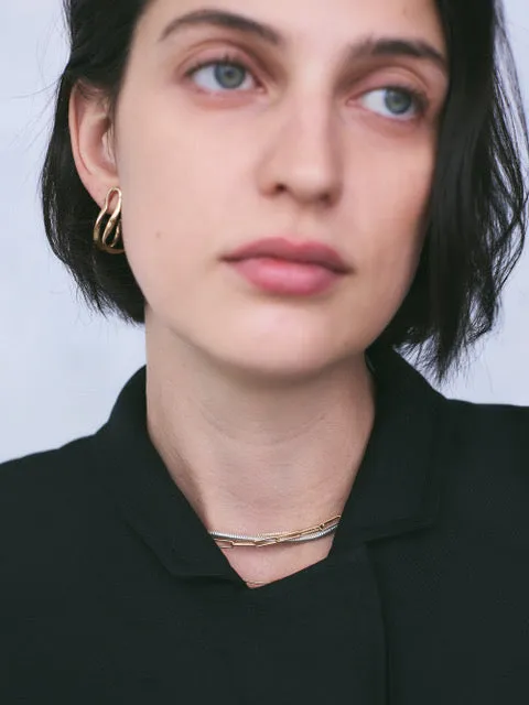 Maribel wavy  studs
