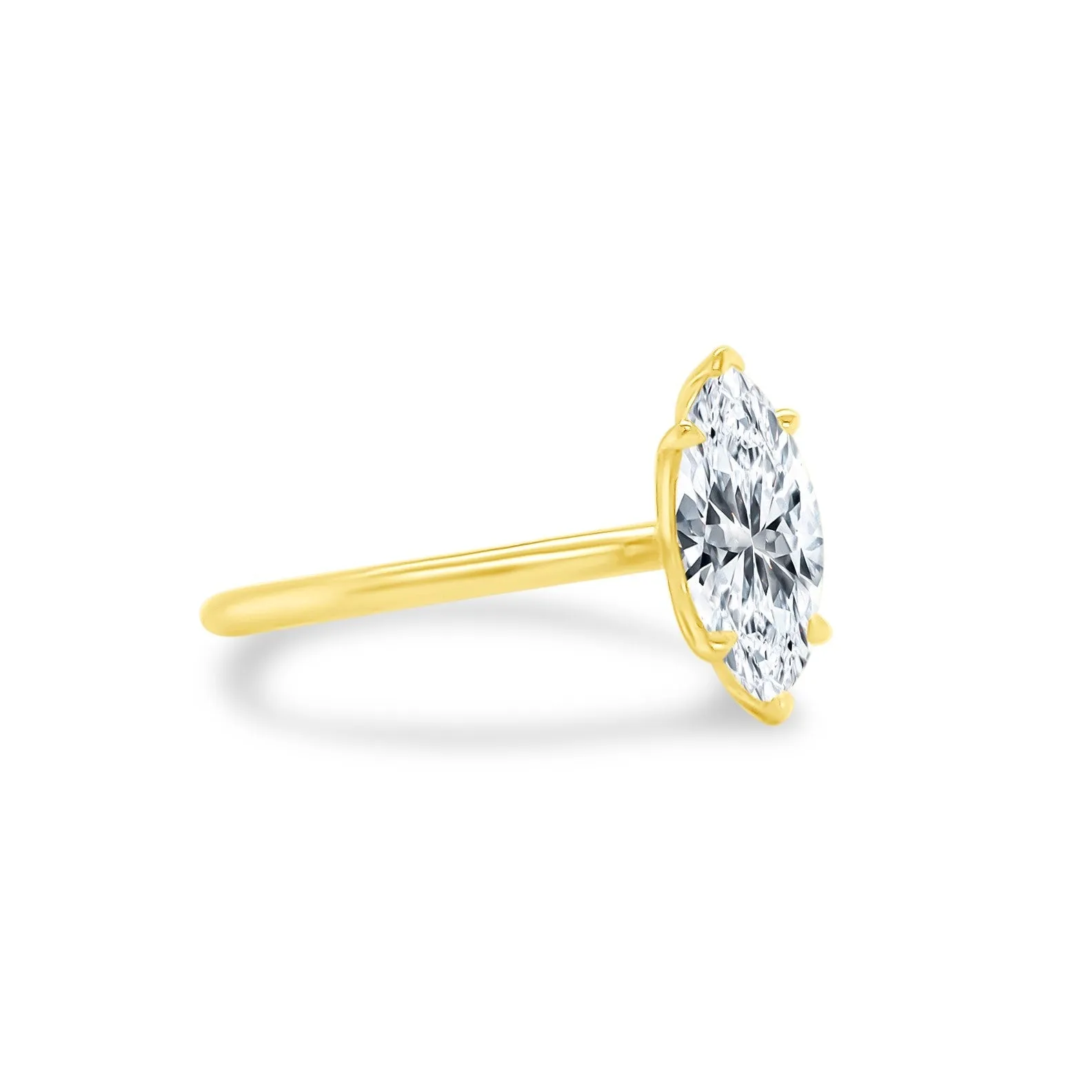 Marquise Cut Solitaire