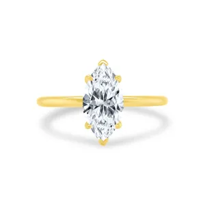 Marquise Cut Solitaire
