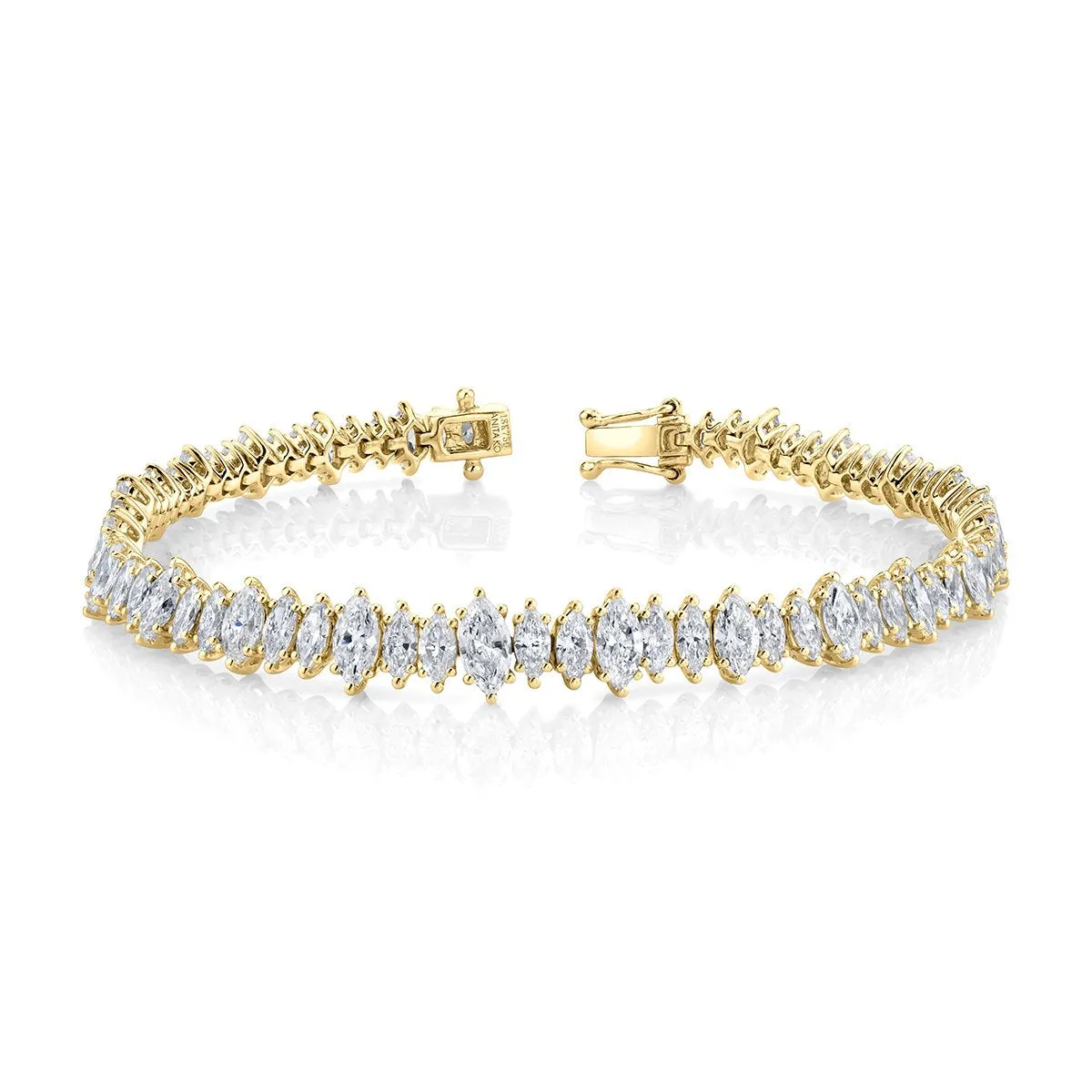 Marquise Diamond Tennis Bracelet