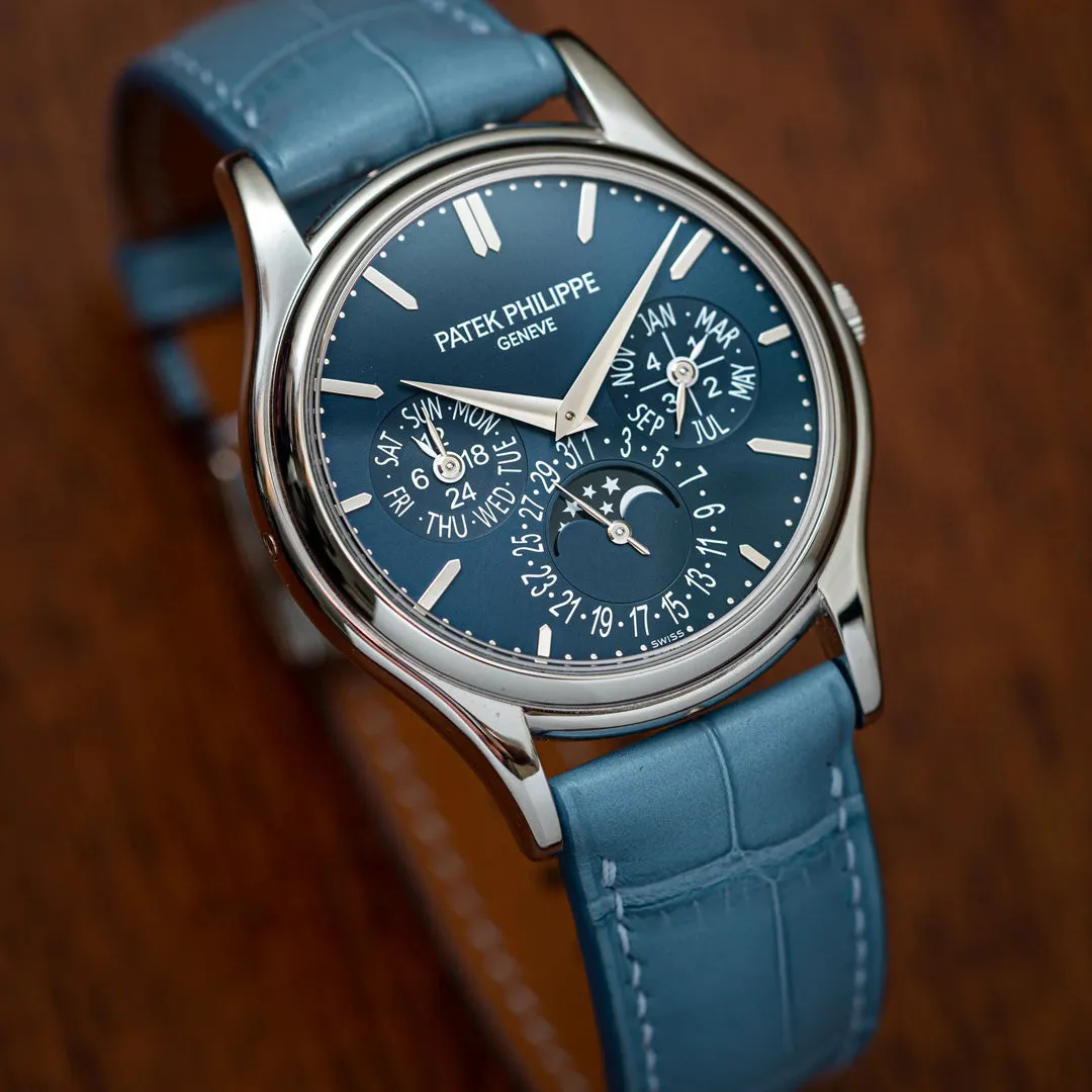 Matte Astral Blue Alligator Signature Strap