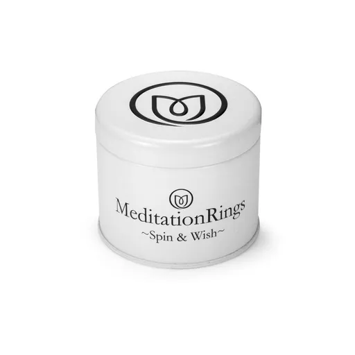 Meditation Ring Embrace Sterling Silver CZ Spinning Band
