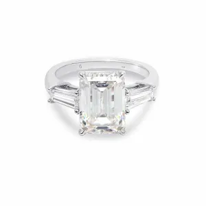 Meira Three Stone Engagement Ring