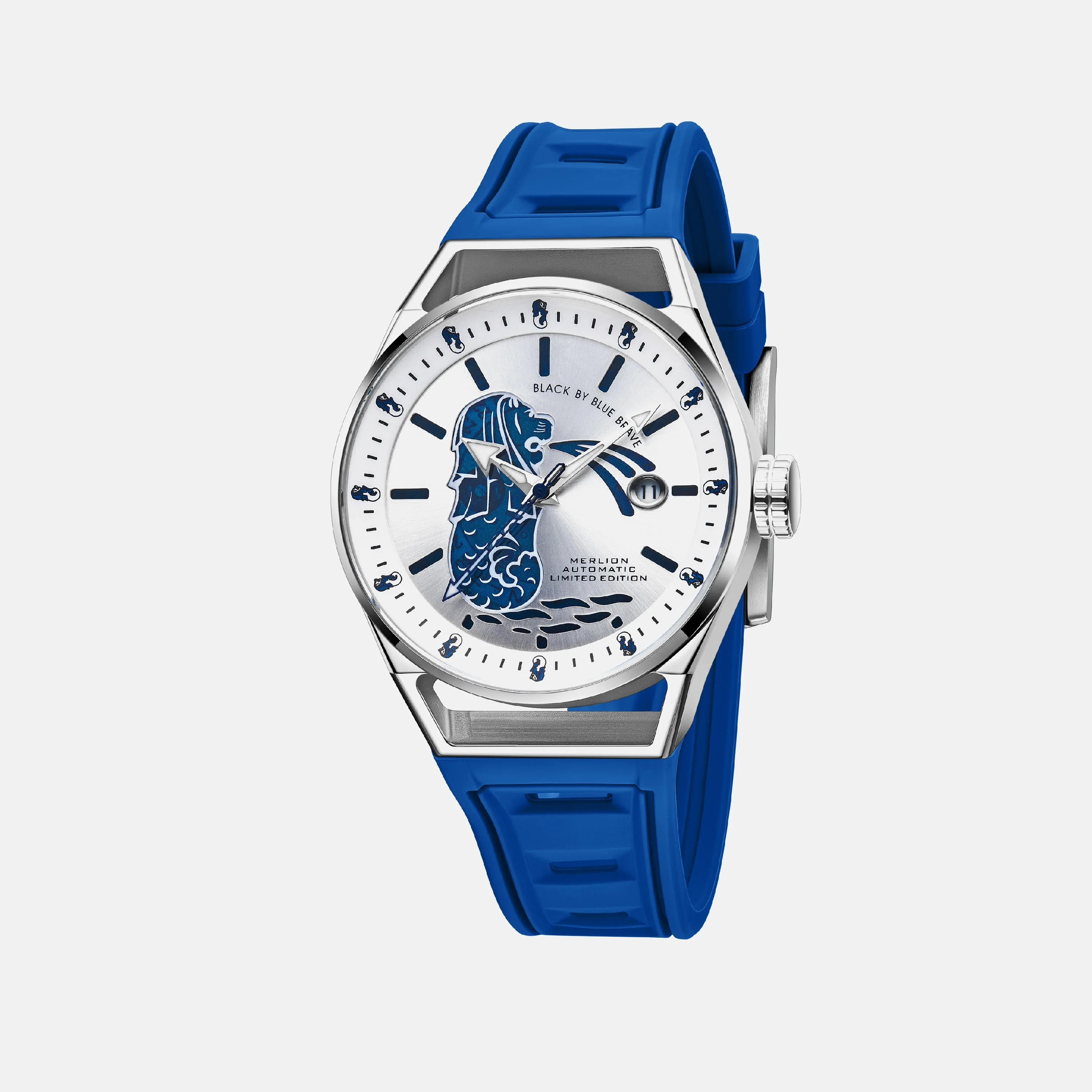 Merlion II Automatic Watch Blue - 41mm