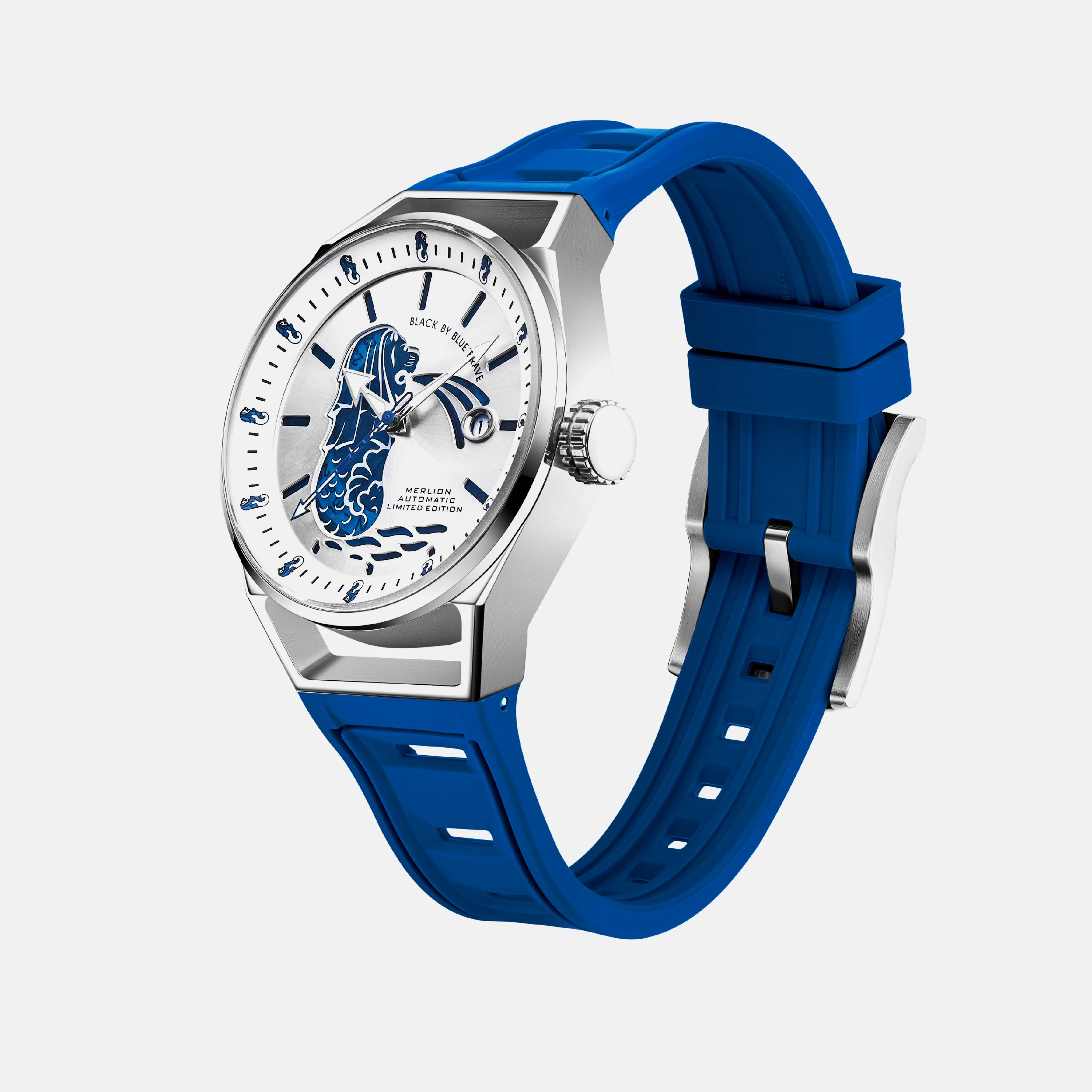 Merlion II Automatic Watch Blue - 41mm