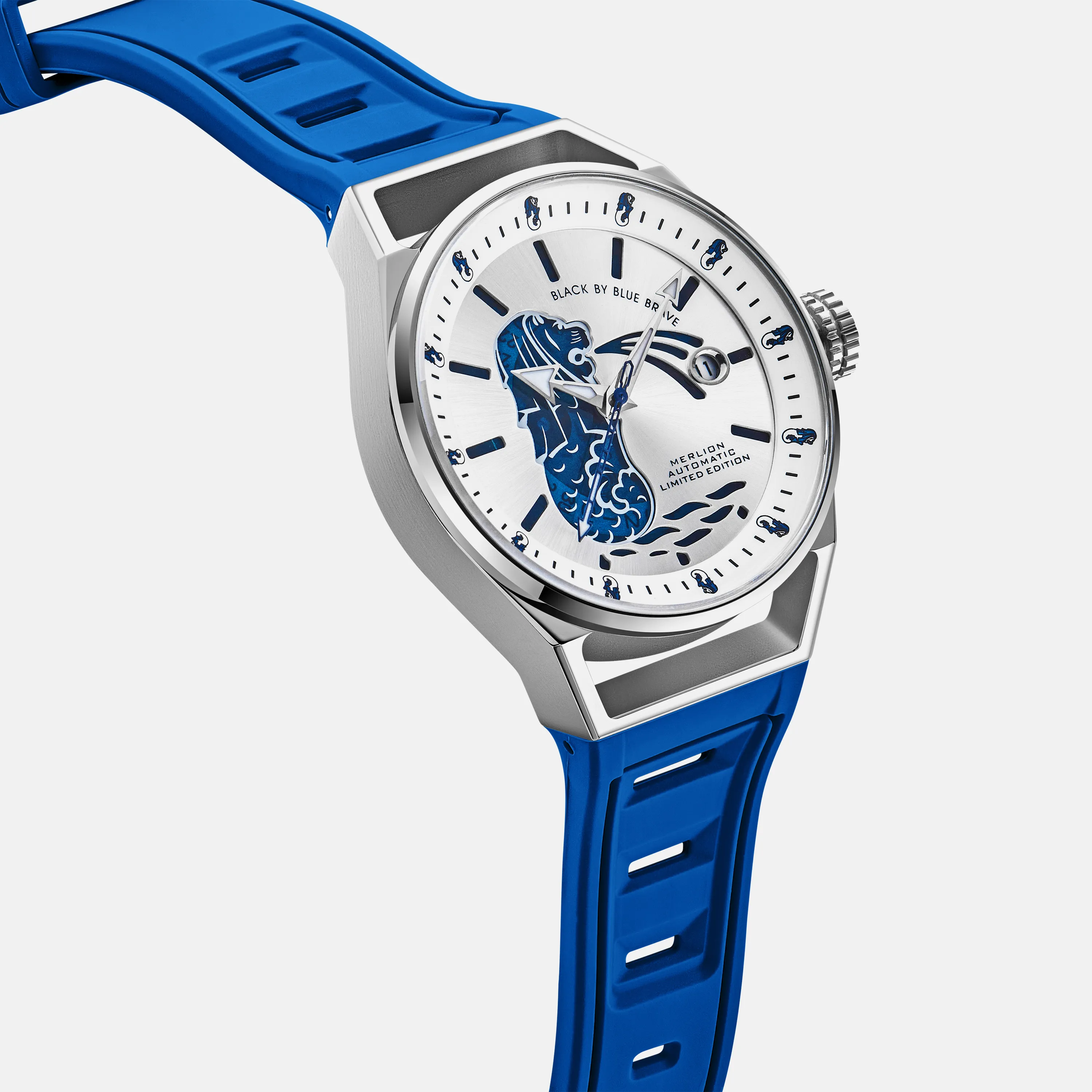 Merlion II Automatic Watch Blue - 41mm