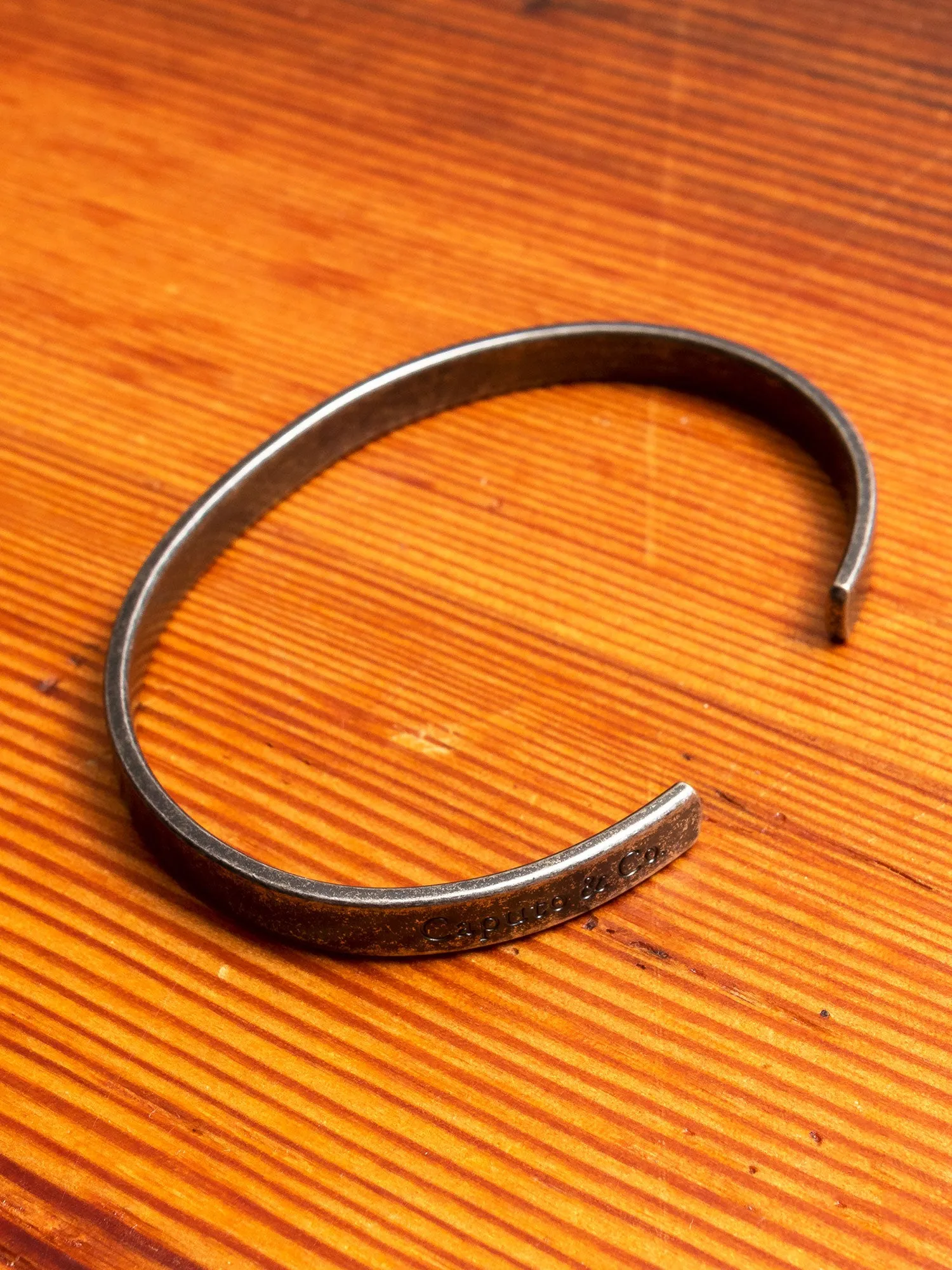 Metal Cuff in Antique Silver