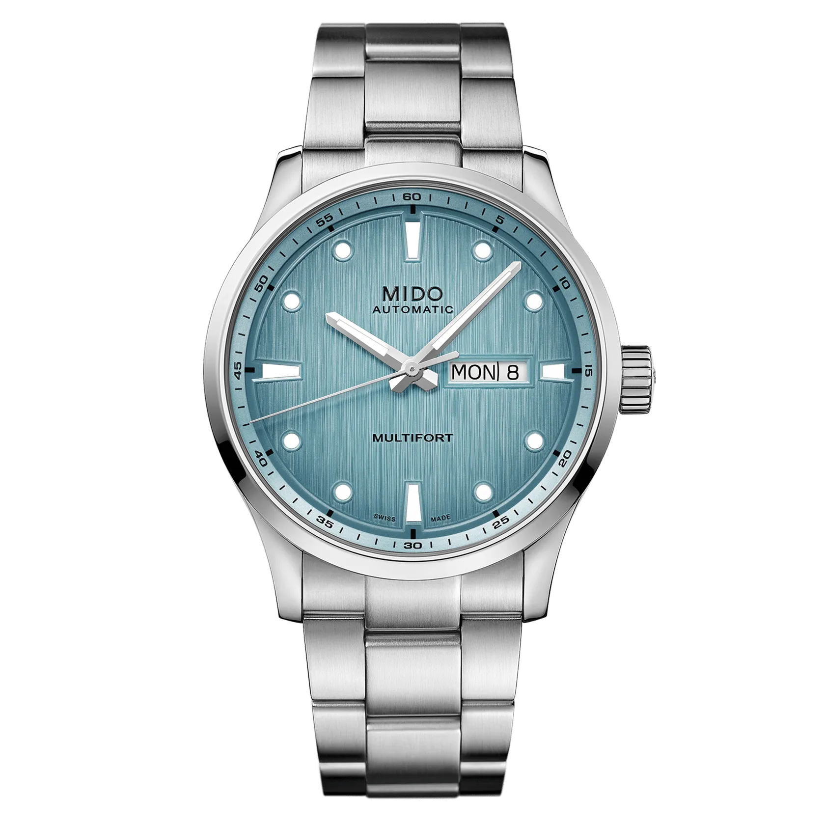 MIDO MULTIFORT M FREEZE ON BRACELET -ICE BLUE