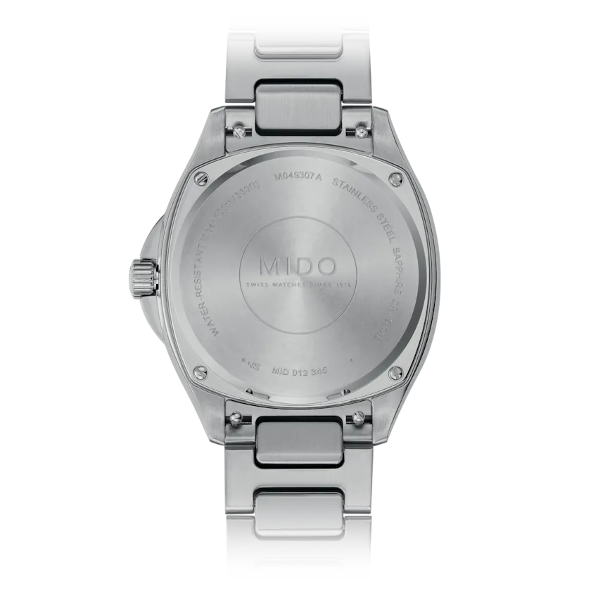 MIDO MULTIFORT TV 35mm WHITE MOP ON BRACELET