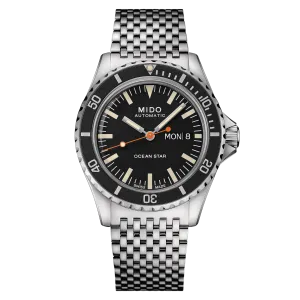 MIDO OCEAN STAR TRIBUTE BLACK -SPECIAL EDITION -1 EXTRA STRAP