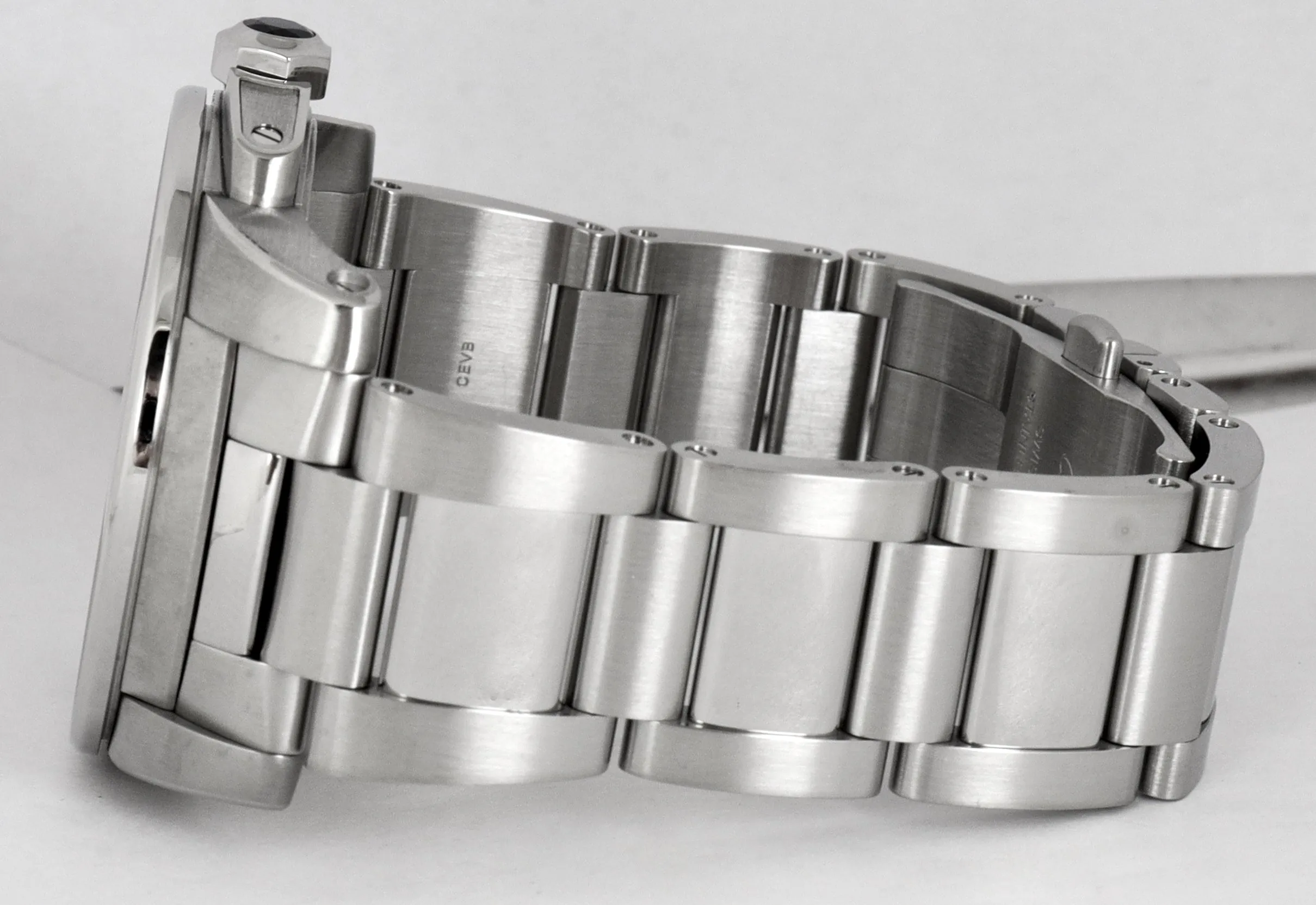 MINT 2017 Cartier Calibre W7100015 Silver Roman 42mm Stainless Date 3389 Watch