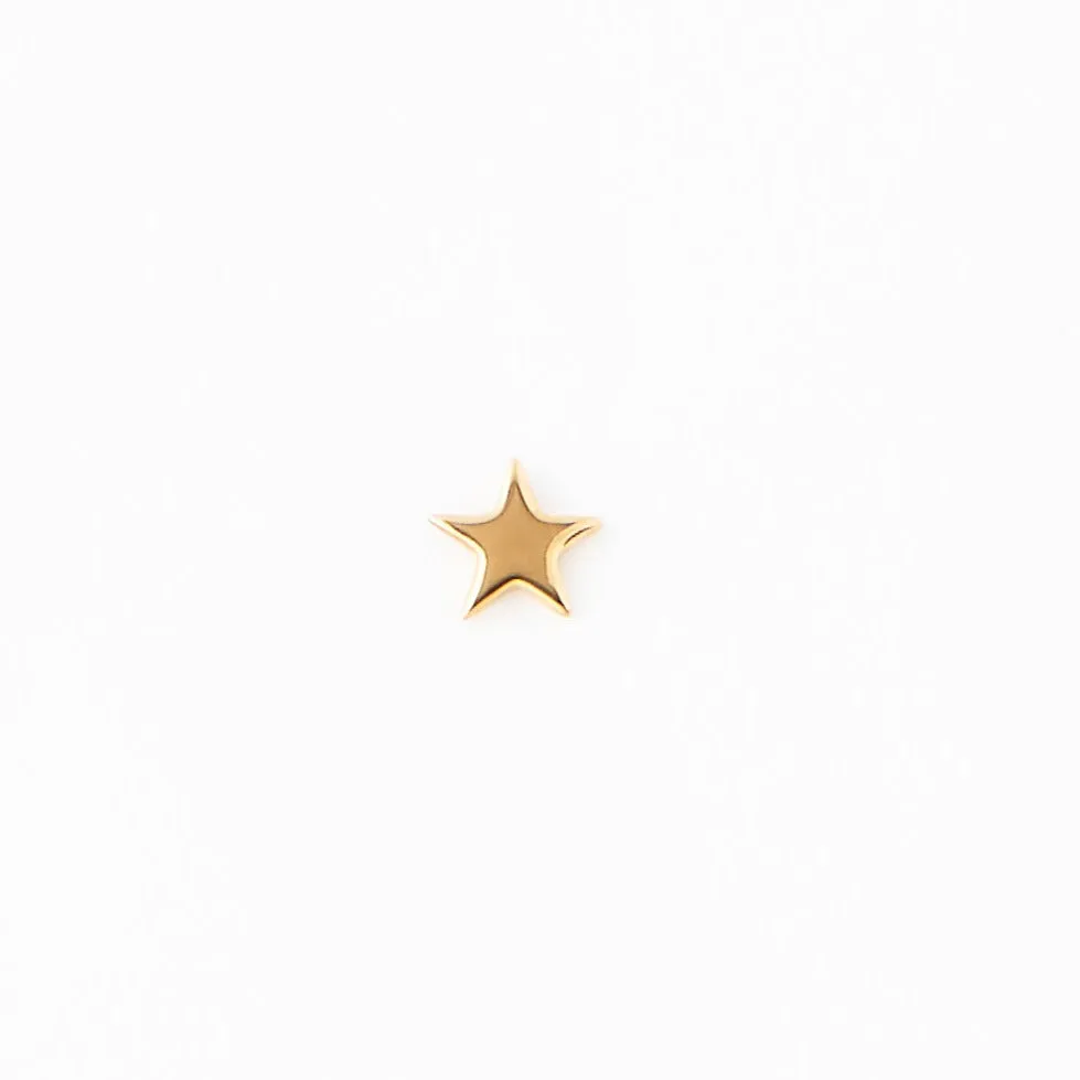 Mix & Match Single Gold Earring Studs