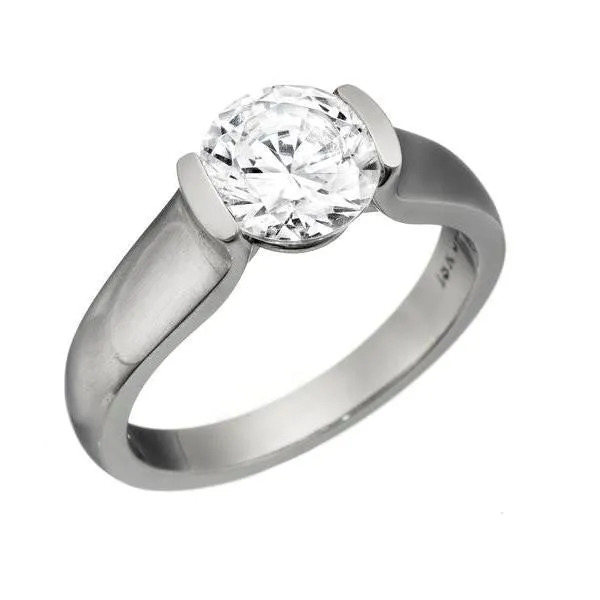 Modern Solitaire Engagement Rings - Tension Mounting