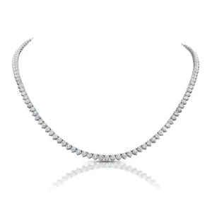 Modern Style 26" Diamond Tennis Necklace