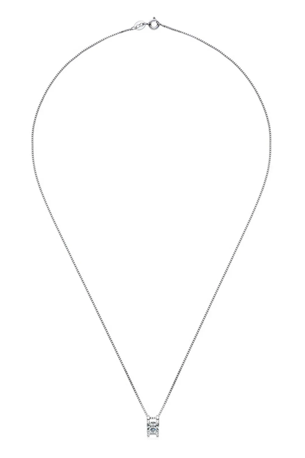 Moissanite 925 Sterling Silver Necklace